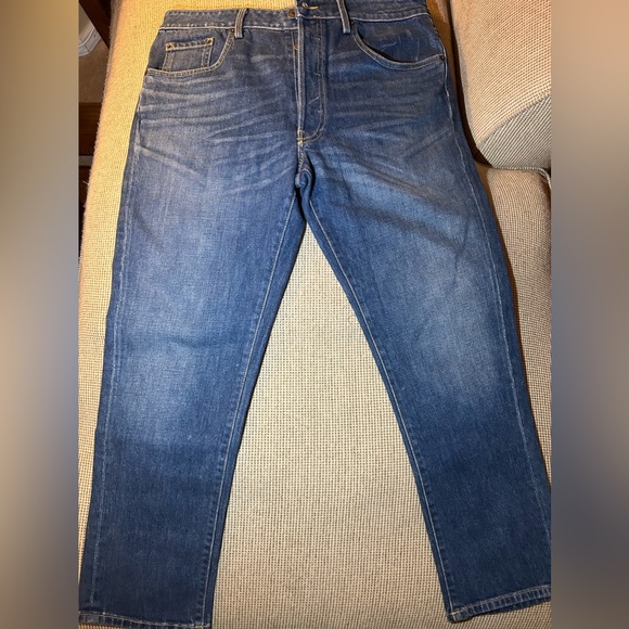 Jeans Vintage Noir Pour Homme 6397 - Taille 26 (entrecuisse 29") - Fermeture à Boutons - Neuf Avec étiquettes